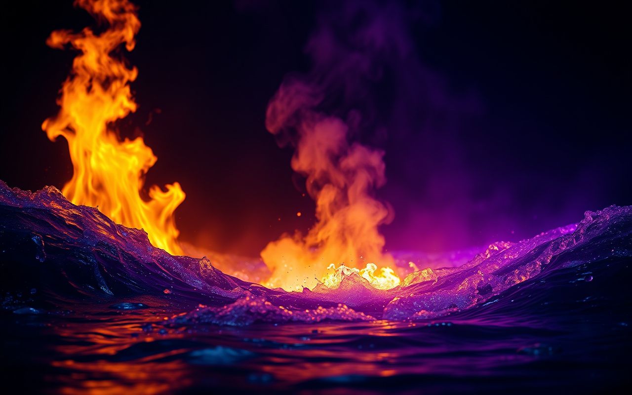 Fire and water meeting — Aries Scorpio chemistry